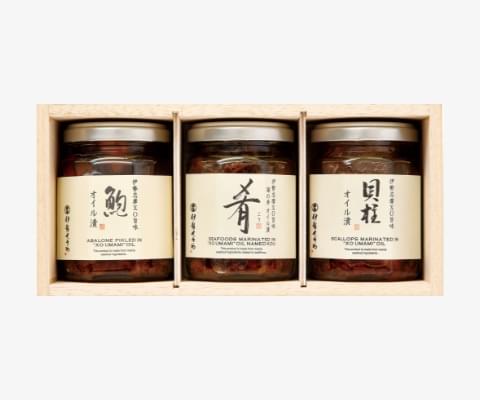 伊勢志摩XO旨味 オイル漬3種